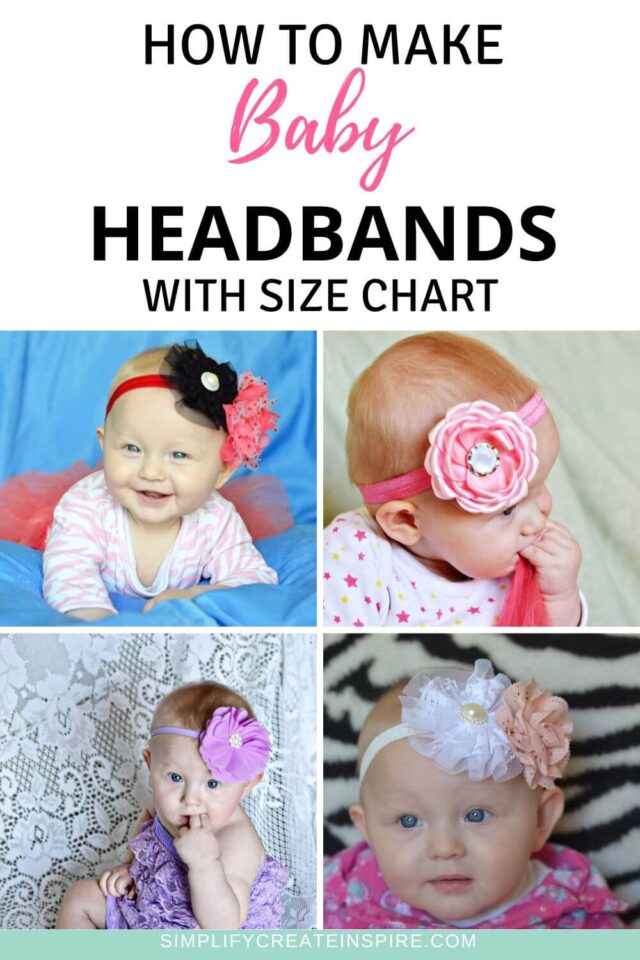 How To Make Baby Headbands + Sizing Chart