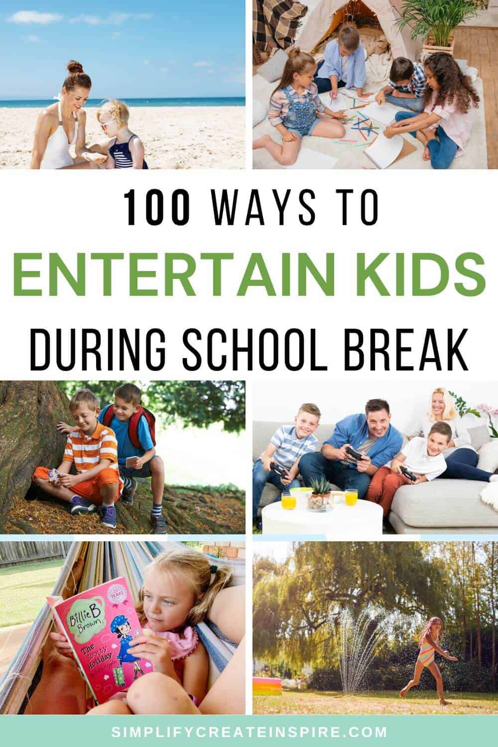 100 Fun Things To Do On School Holidays With Kids Simplify Create Inspire