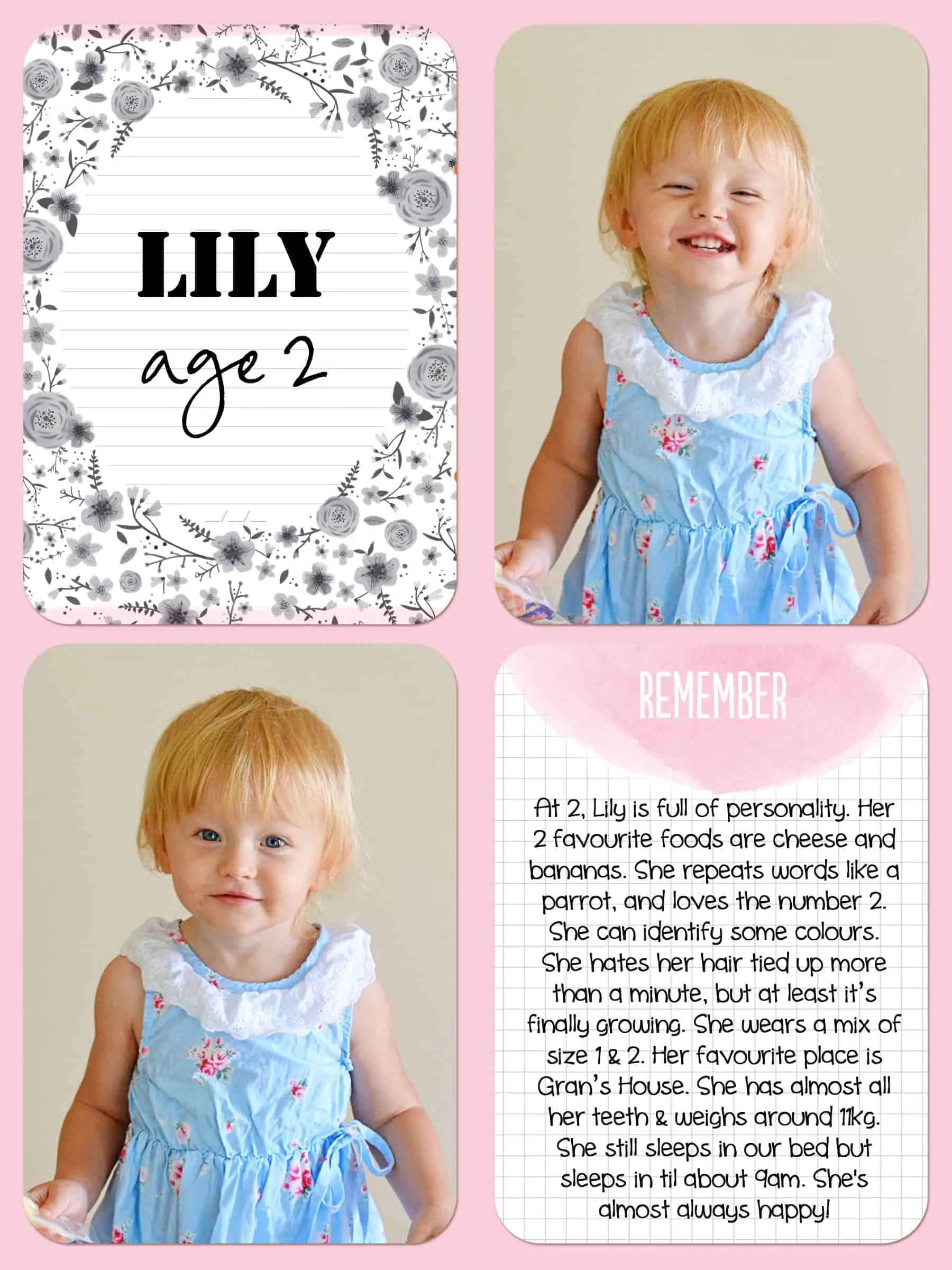 Lily Age 2 | Simplify Create Inspire