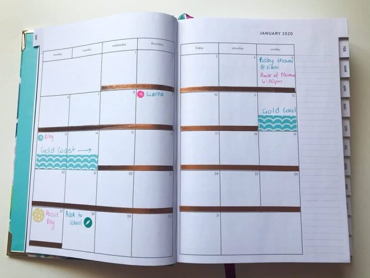 How To Set Up A New Planner For The New Year