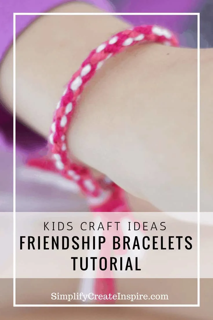 DIY Bracelets with Knotted Yarn - Cupcakes and Cutlery