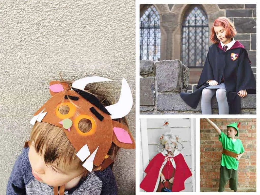 easy book character costumes