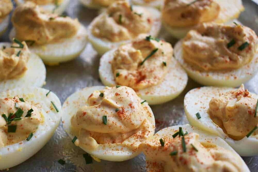 Healthier Deviled Eggs With Greek Yogurt | Simplify Create Inspire