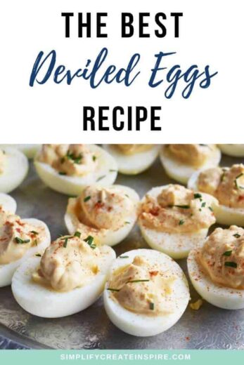 Greek Yogurt Deviled Eggs Recipe: A Healthier Alternative | Simplify ...