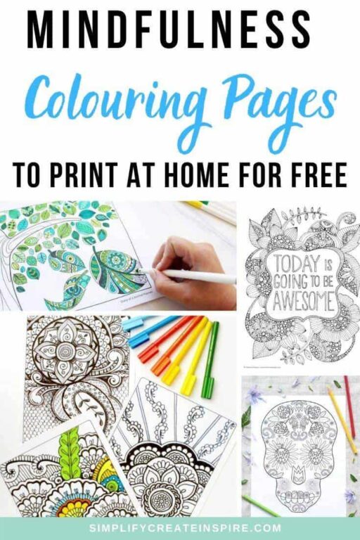 70+ Printable Mindfulness Colouring Pages For Adults & Kids