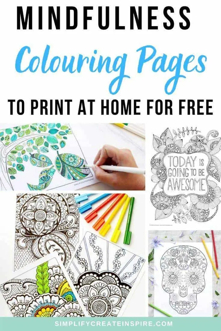 70 Printable Mindfulness Colouring Pages For Adults Kids Thank You