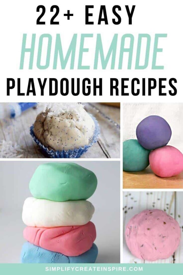 22 Homemade Playdough Recipes & Things To Make