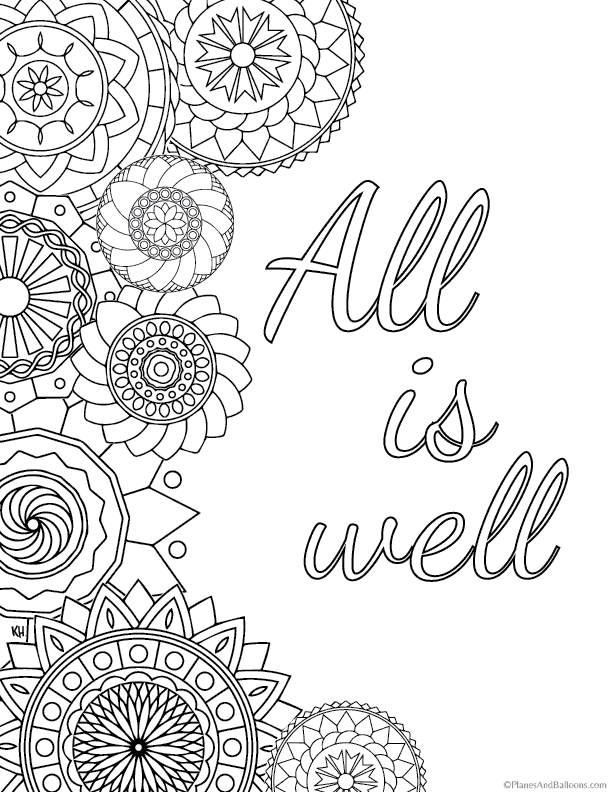 Download 70 Printable Mindfulness Colouring Pages For Adults Kids Simplify Create Inspire