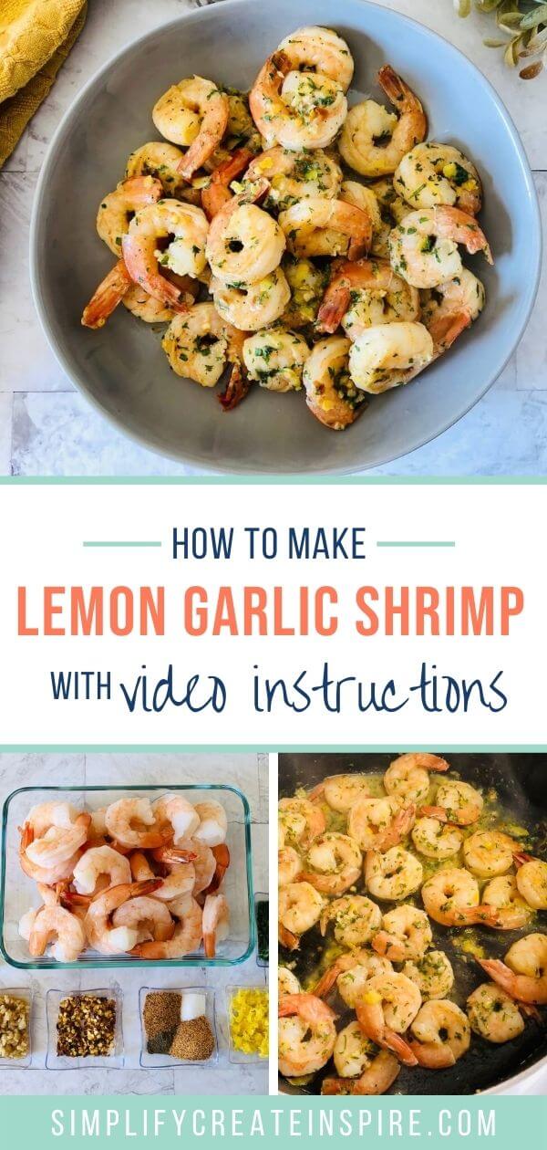 Easy Lemon Garlic Prawns Recipe