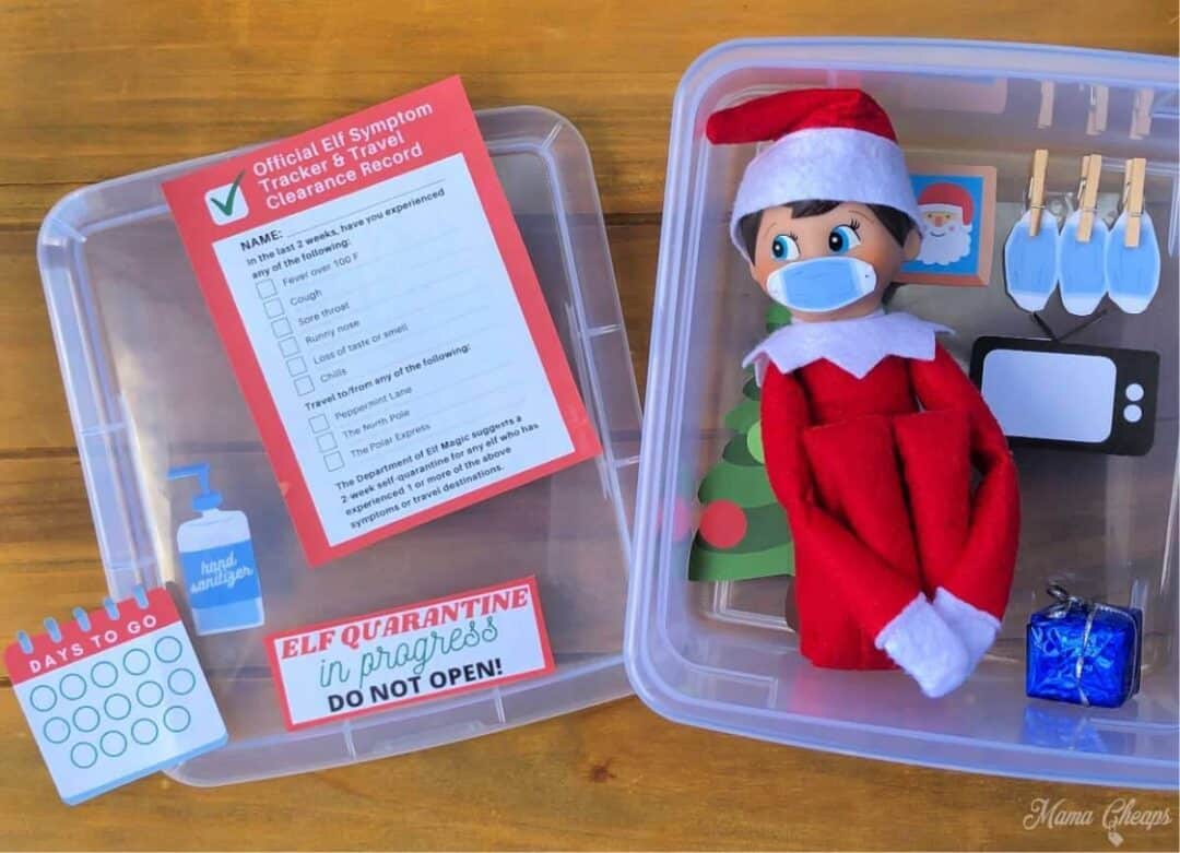 20 Free Printable Elf On The Shelf Props & Accessories