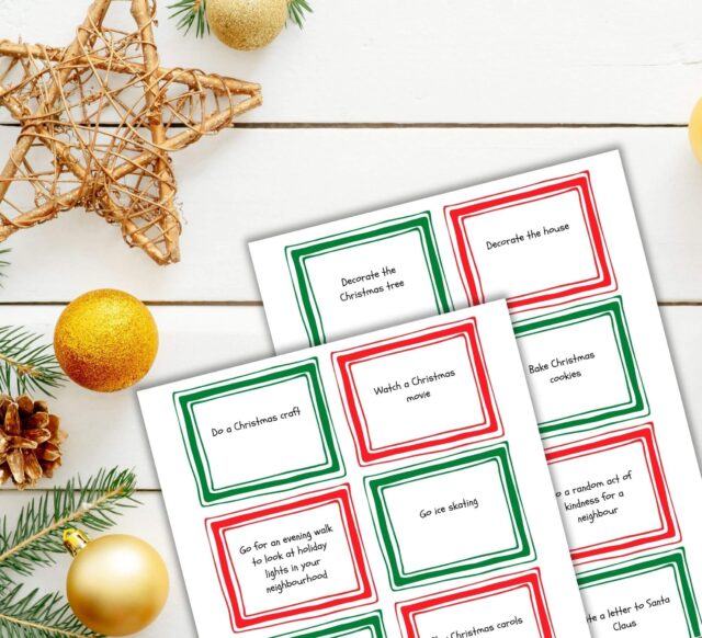 110 Fun Advent Calendar Activities For Families + Printable