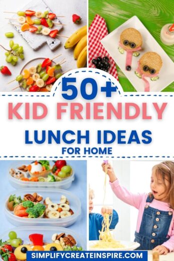 50 Great Lunch Ideas For Kids At Home: School Break & Weekend Lunch Ideas