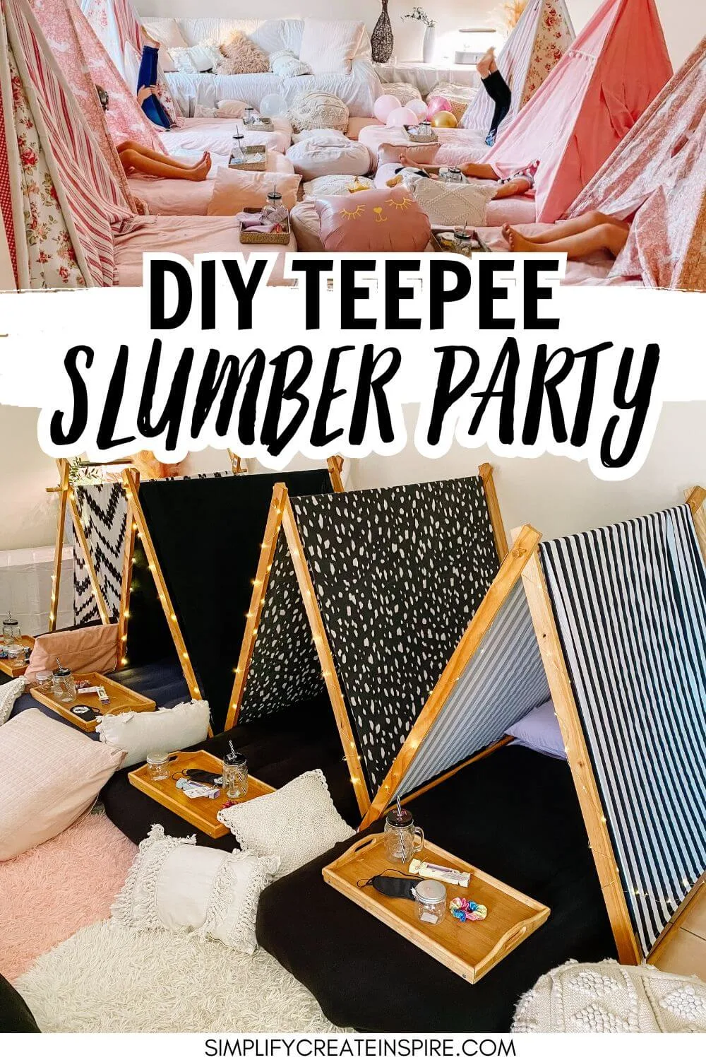DIY Slumber Party Teepee - Party Ideas