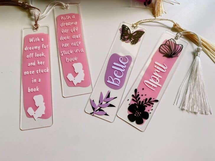 How To Make DIY Acrylic Bookmarks With Cricut