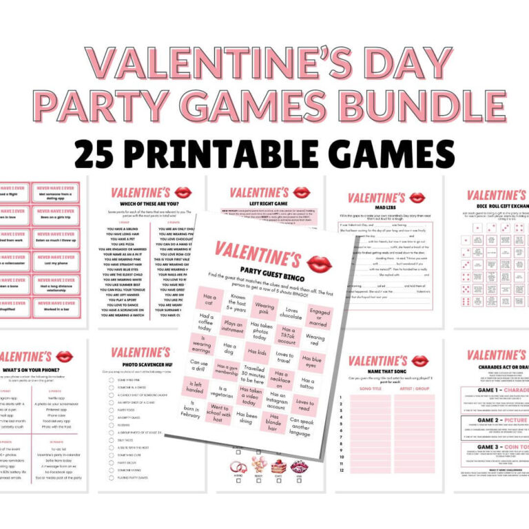 Valentine Left Right Game - Valentine's Day Party Game