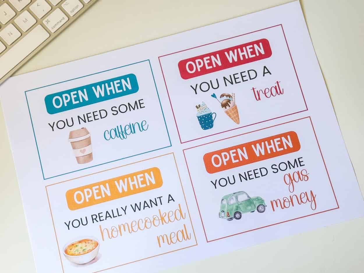 Open When Letters: Letter Ideas, What To Include & Rules